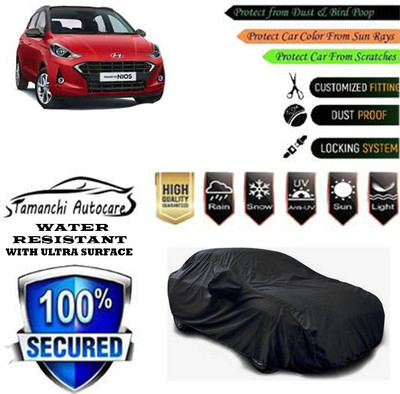 Tamanchi Autocare Car Cover For Hyundai Grand i10 Nios Asta CRDi Diesel(Black)