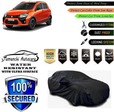 Tamanchi Autocare Car Cover For Maruti Suzuki Celerio X AMT ZXI Petrol(Black)