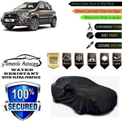 Tamanchi Autocare Car Cover For Toyota Etios Cross 1.4L VD Diesel(Black)