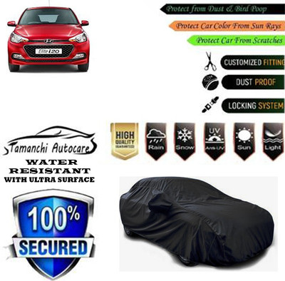 Tamanchi Autocare Car Cover For Hyundai Elite i20 Magna 1.2(Black)