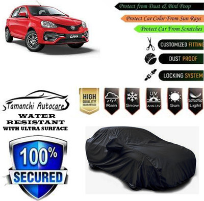 Tamanchi Autocare Car Cover For Toyota Etios Liva(Black)