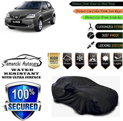 Tamanchi Autocare Car Cover For Toyota Etios Liva 1.4 VXD Dual Tone Diesel(Black)