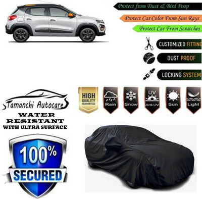 Tamanchi Autocare Car Cover For Renault Kwid Climber 1.0 MT Opt Petrol(Black)