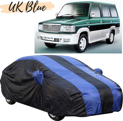 UK Blue Car Cover For Toyota Qualis (With Mirror Pockets)(Blue)