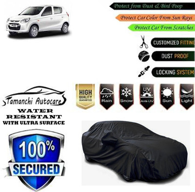Tamanchi Autocare Car Cover For Maruti Suzuki Alto 800 CNG LX(Black)