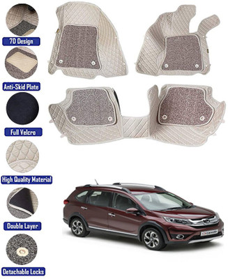 MATIES Leatherite 7D Mat For  Honda BRV(Beige)
