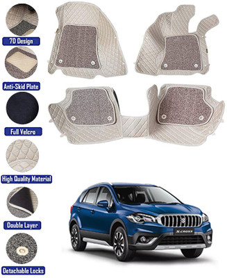 RKPSP Leatherite 7D Mat For  Maruti Suzuki S-Cross(Beige)