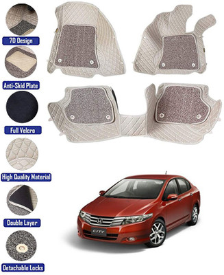 RKPSP Leatherite 7D Mat For  Honda City i-Vtec(Beige)