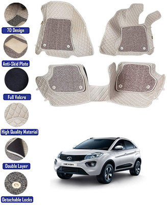 RKPSP Leatherite 7D Mat For  Tata Nexon(Beige)