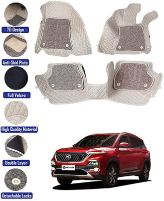 RKPSP Leatherite 7D Mat For  MG Hector(Beige)