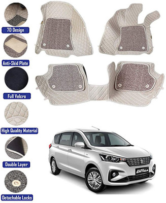 RKPSP Leatherite 7D Mat For  Maruti Suzuki Ertiga(Beige)