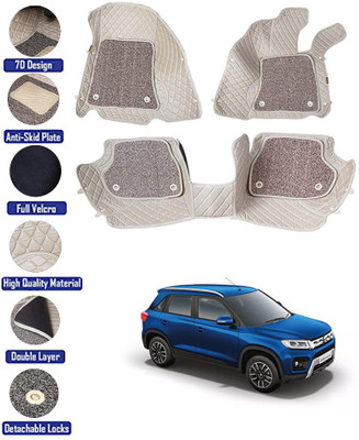 RKPSP Leatherite 7D Mat For  Maruti Suzuki Universal For Car(Beige)