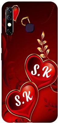 VS PRINT LINK Back Cover for Infinix Hot 8 , X650C ,SK, S LOVES K, SK NAME, SK Love Printed(Red, Hard Case, Pack of: 1)