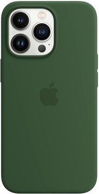 Elyon Design Back Cover for Apple iPhone 13 Pro Max(Green, Grip Case, Silicon, Pack of: 1)