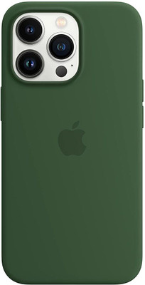 Elyon Design Back Cover for Apple iPhone 13 Pro Max(Green, Grip Case, Silicon, Pack of: 1)