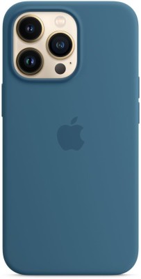 Elyon Design Back Cover for Apple iPhone 13 Pro Max(Blue, Grip Case, Silicon, Pack of: 1)