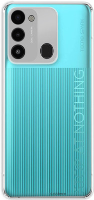 Coverage Back Cover for Tecno KG5h / Spark Go 2022(Transparent, Grip Case, Silicon, Pack of: 1)