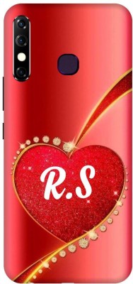VS PRINT LINK Back Cover for Infinix Hot 8 , X650C ,RS, R LOVES S, RS NAME, RS Love Printed(Red, Hard Case, Pack of: 1)
