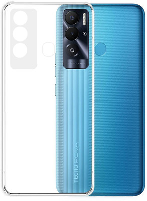 Coverage Back Cover for Tecno Pova LE6 / Pova Neo(Transparent, Flexible, Silicon, Pack of: 1)