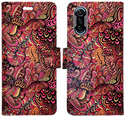 Realgo Flip Cover for Poco F3 GT(Red, Pack of: 1)