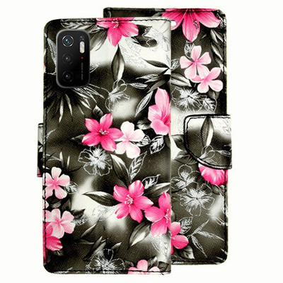 Realgo Flip Cover for Poco M3 Pro 5G(Black, Pack of: 1)