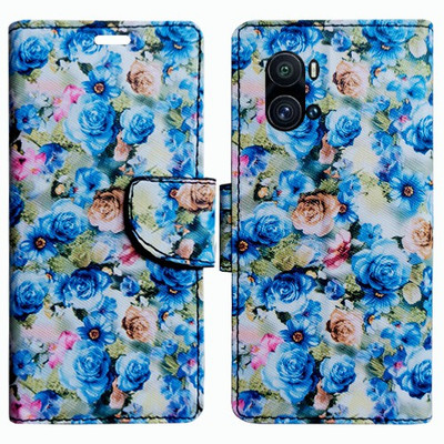 Realgo Flip Cover for iQOO 9 Pro 5G(Blue, Pack of: 1)