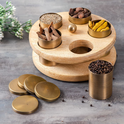 nestroots Spice Set Wooden(1 Piece)