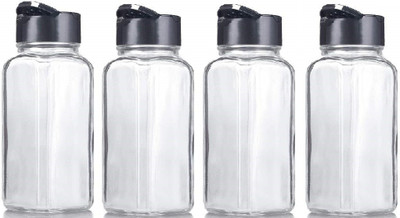 Ginoya Brothers Glass Fridge Container  - 120 ml(Pack of 6, Clear)