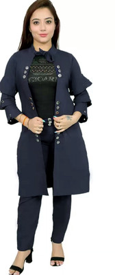 PERFECTPIVOT Women Maxi Dark Blue Full Length Dress