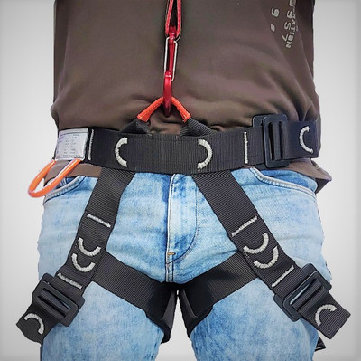 Sahas Sit Harness Padded for climbing/zipline/rappelling Climbing Harness(Free Size)