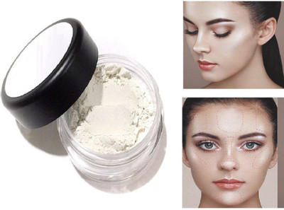 JANOST Shimmer Silver Highlighter Ultra Smooth Shine Waterproof Face Highlighter(WHITE)