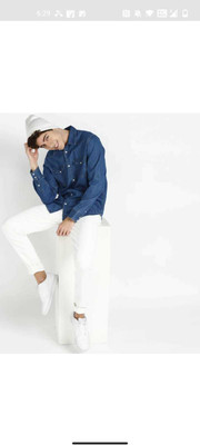 MOD Slim Men White Jeans