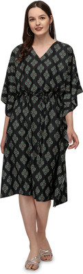 AHANA Printed Crepe Women Kaftan