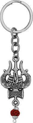 Shiv Jagdamba Lord Shiva Trishul Rudraksha Damru Mahakal Keychain Keyring Skey202149 Key Chain