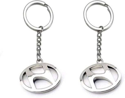 JAINSON MARTIN Combo Of Hyundai Metal Keychain For Car & Bike Keychain Best Quality Key Chain
