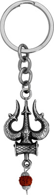 Shiv Jagdamba Lord Shiva Trishul Rudraksha Damru Keychain Keyring Skey202153 Key Chain