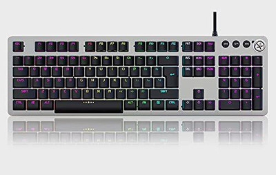 Etzin Popular Professional Waterproof Mechanical Keyboard Gaming Mechanical Keyboard Wired USB Standard Gaming Keyboard Compatible with Desktop, Laptop, Mac(Black)