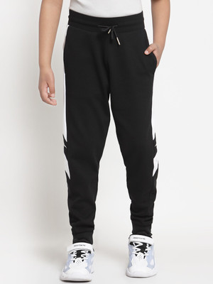 RED TAPE Track Pant For Boys(Black, Pack of 1)