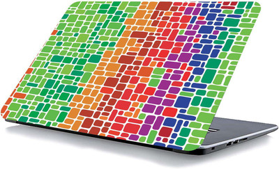 qth PATTERNS LAP-6688 VINYL Reusable Laptop Skin Compatible for 15.6 inch(Theme: Patterns)