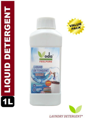 Feelpure Liquid Detergent - 1 kg Matic Wash | Added Conditioner | No Soda Formula Aqua Liquid Detergent(1000 ml)