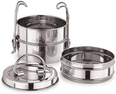 NEELAM Stainless Steel Tiffin Sada, 7x3 3 Containers Lunch Box(1200 ml)