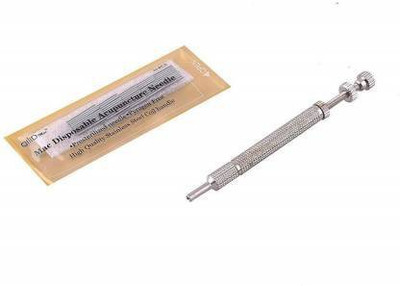 vihan marketing Acupuncture Needle Set of 50Pc With Needle Injector 1Pc Massager(White)