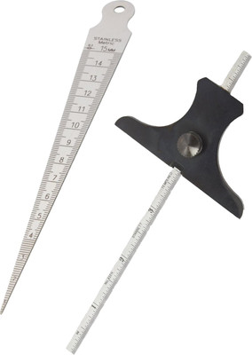STAR TOOLLS Taper Guage/Bore gauge 1-16mm 1/32-5/8 Inch & Depth Gauge 6 INCH 150 Mm Height Gauge