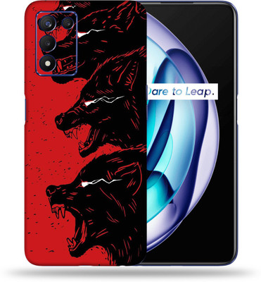 OggyBaba Realme 9 SE 5G Mobile Skin(Red Wolf Multicolor Skin With Ultra Matte Finish)