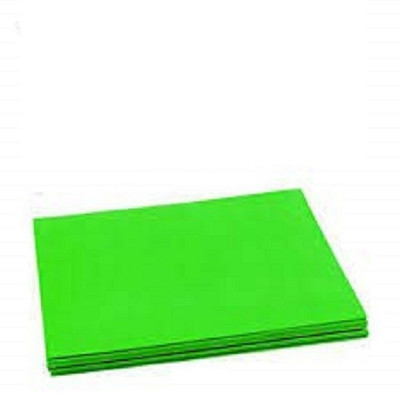 Eclet 40 pcs Color Sheets (180-240 GSM) Copy Printing Papers/ Art and Craft Paper A4 Sheets Double Sided Colored Origami School, Stationery A4 85 gsm Coloured Paper(Set of 1, Green)