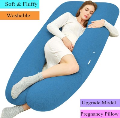 EVOL Upgrade Model Pregnancy Pillow Microfibre Solid Pregnancy Pillow Pack of 1(Royal Blue)