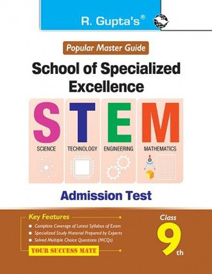 School Of Specialized Excellence - STEM (Class 9th) Admission Test Guide(Paperback, By R Gupta)