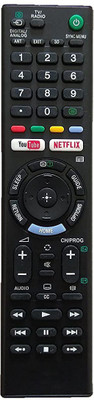 LipiWorld RMT-TX301P, RMT-TX202P, RMT-TX300P Led Lcd Smart TV Universal Remote Control Compatible for Sony Bravia Remote Controller(Black)