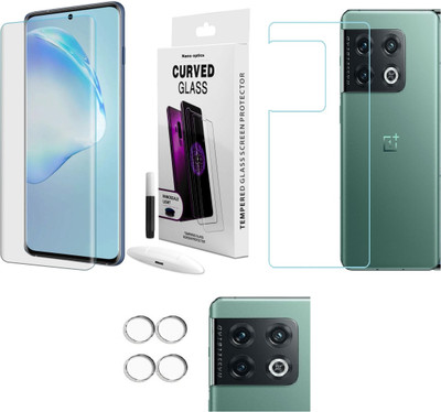 Bai and kaka Front and Back Tempered Glass for Oneplus 10 Pro(Pack of 3)