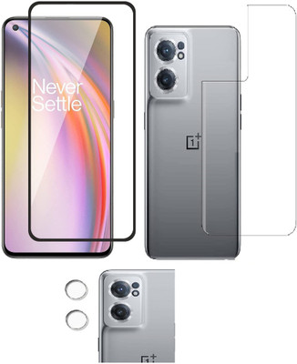 COVER CAPITAL Front and Back Tempered Glass for Oneplus Nord Ce 2(Pack of 3)